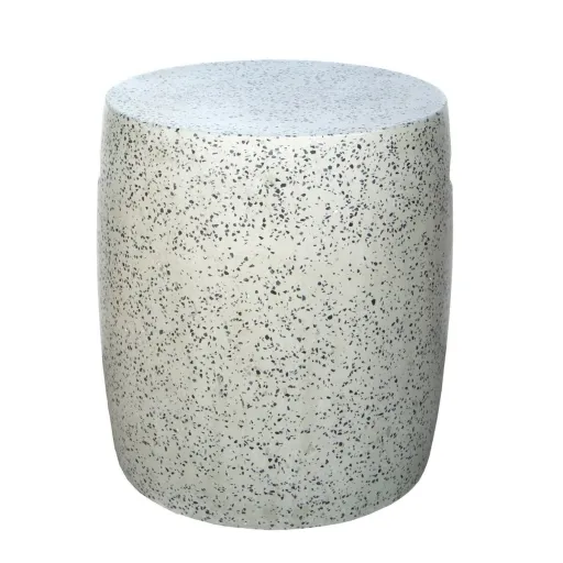 Banqueta Terrazzo Preto 40 x 40 x 45 cm