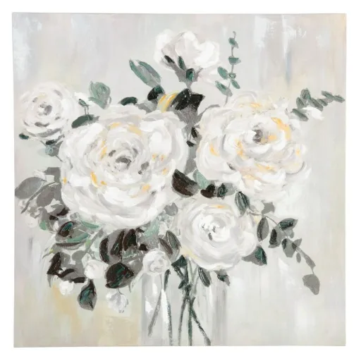 Pintura 80 x 2,8 x 80 cm Tela Bloemen