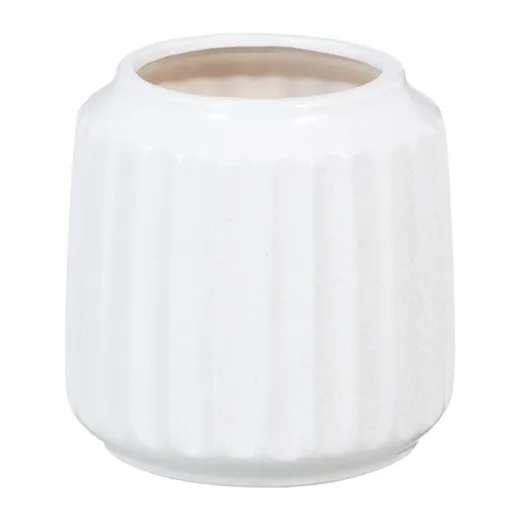 Vaso Cerâmica 16 x 16 x 16 cm Branco