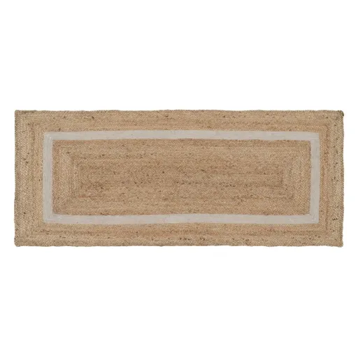 Tapete Natural Branco Juta 170 x 70 cm