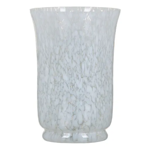 Vaso Cristal Branco 15 x 15 x 22 cm