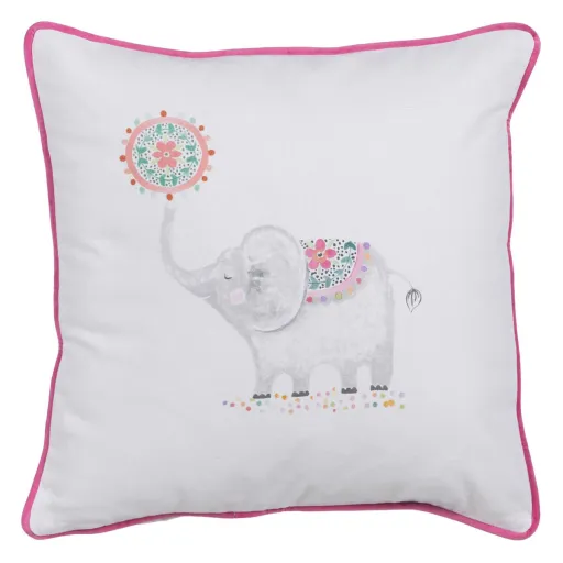 Almofada Infantil Elefante 45 x 45 cm 100 % Algodão