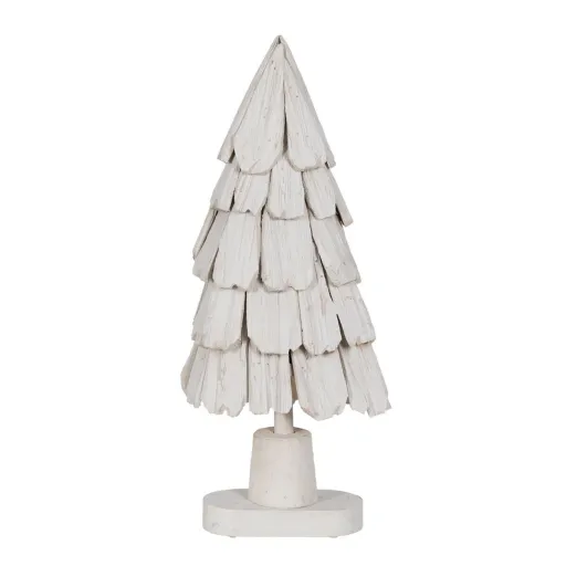 Árvore de Natal Branco Madeira de Paulónia Árvore 34 x 19 x 80 cm