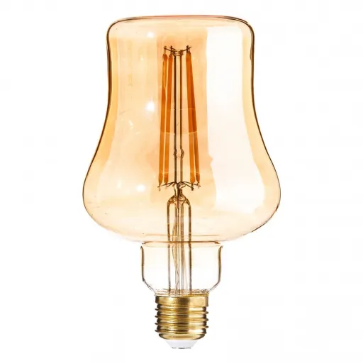 Lâmpada LED Dourado E27 6W 10 x 10 x 17 cm