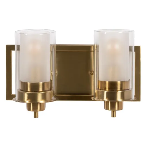 Luz de Parede Dourado Cristal Ferro A 220-240 V 36 x 17 x 21 cm