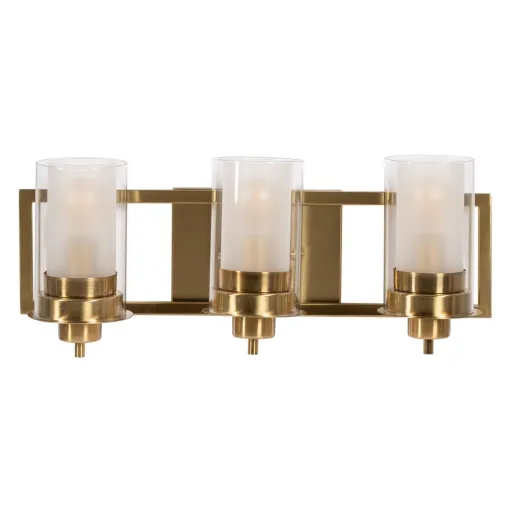 Luz de Parede Dourado Cristal Ferro A 220-240 V 56 x 17 x 21 cm