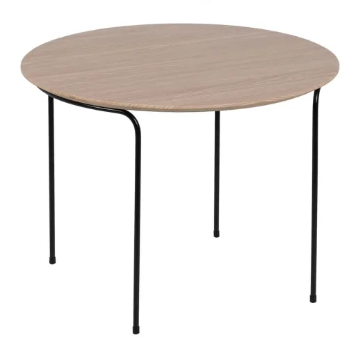 Mesa de Centro NUDE Preto Natural 60 x 60 x 45 cm