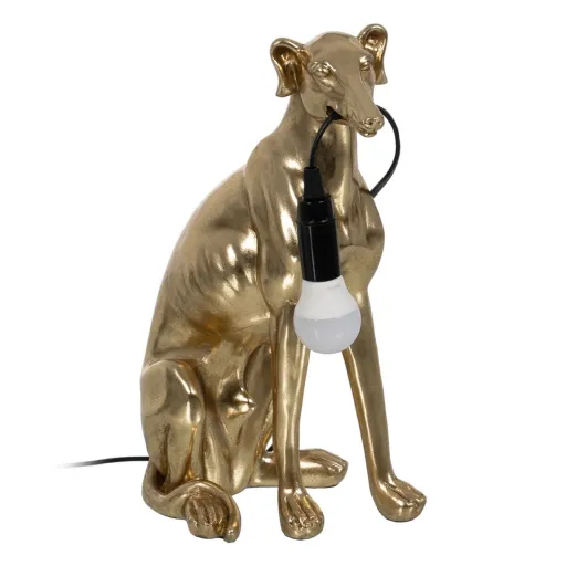 Lâmpada de Mesa Cão Dourado 40 W 220-240 V 25,5 x 16,5 x 36 cm