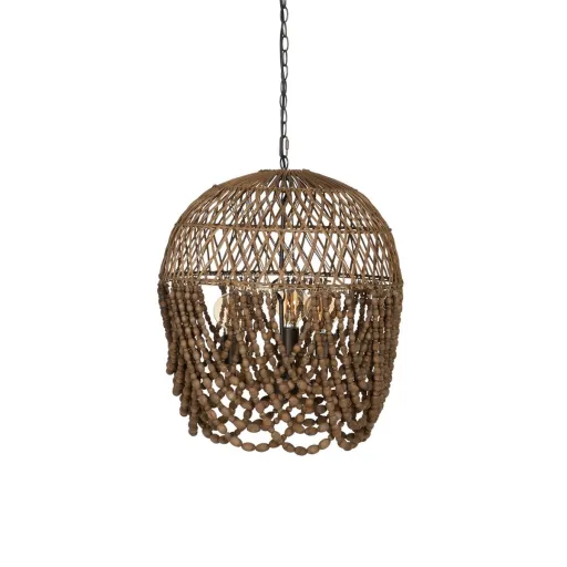 Candeeiro de Teto Natural Metal 220-240 V 54 x 54 x 62 cm