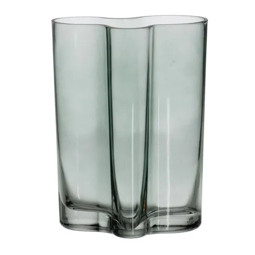 Vaso Azul Cristal 15 x 9 x 20,5 cm