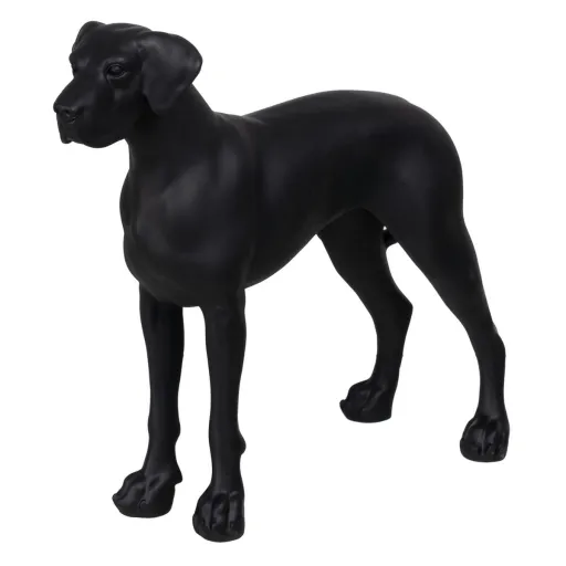 Figura Decorativa Preto Cão 39 x 15 x 34,5 cm