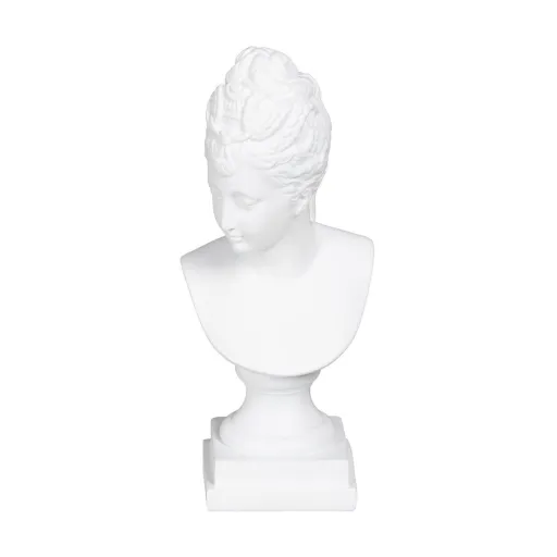 Figura Decorativa Branco 12,6 x 10,3 x 29,5 cm