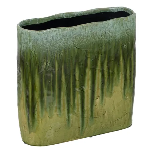 Vaso Verde Cerâmica 43 x 16 x 41,5 cm