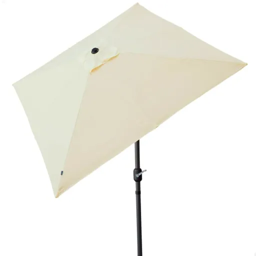 Parasol Aktive 300 x 269 x 300 cm Aço Alumínio Creme