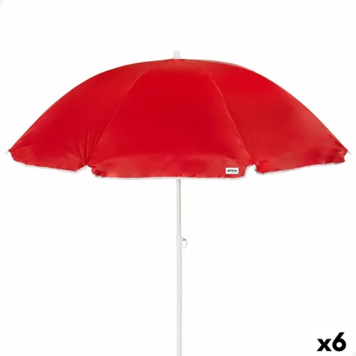 Parasol Aktive UV50 Ø 220 cm Poliéster Metal 220 x 209 x 220 cm (6 Unidades)