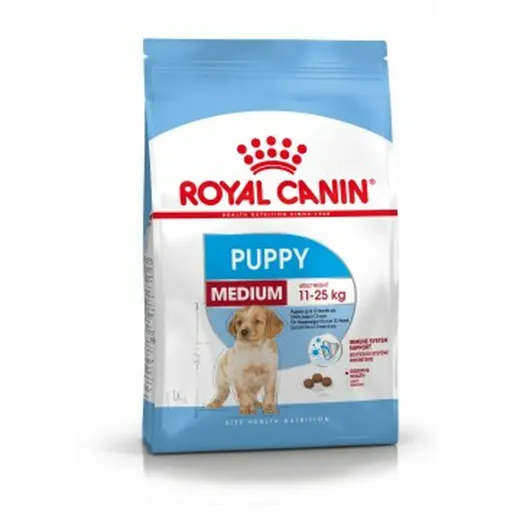 Penso Royal Canin Medium Puppy Cachorro/Júnior Frango Milho Pássaros 4 Kg