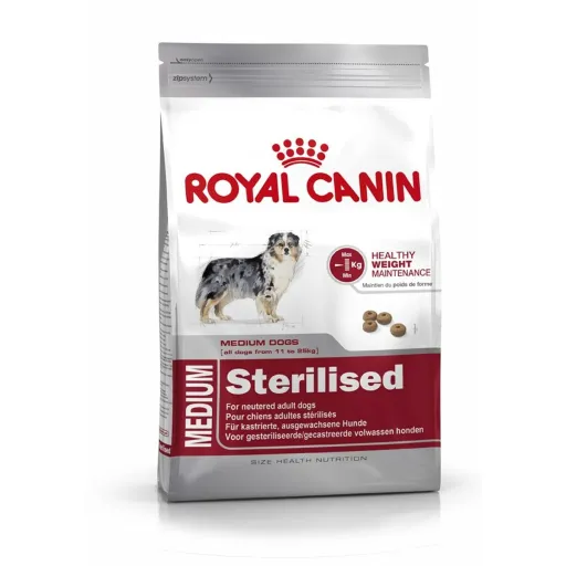 Penso Royal Canin Medium Sterilised Adulto Milho Pássaros 3 Kg 3,5 g