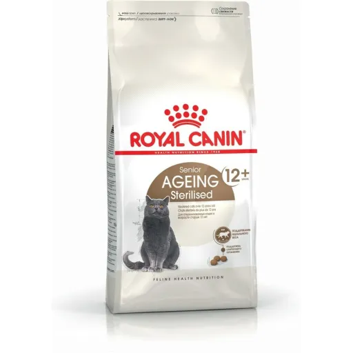 Comida para Gato Royal Canin Senior Ageing Sterilised 12+ Sénior Frango Milho Vegetal Pássaros 400 g