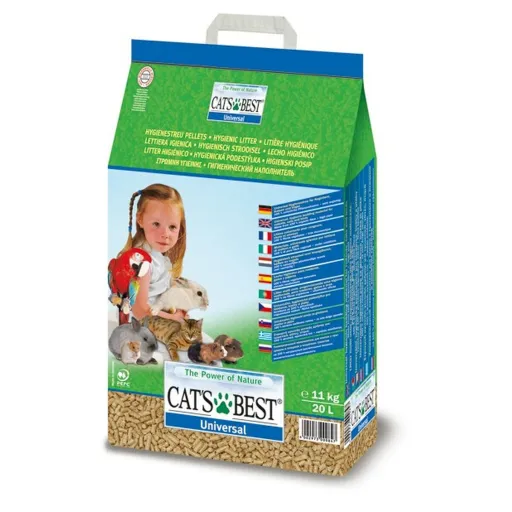 Areia para Gatos Cat's Best Universal 20 L