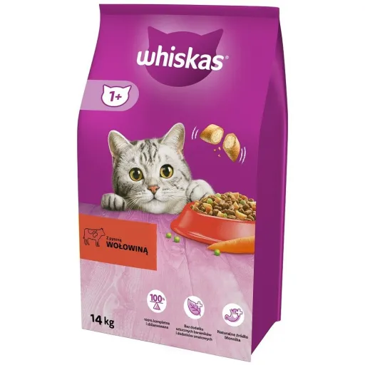 Comida para Gato Whiskas 5900951014345 Adulto Vitela 14 Kg