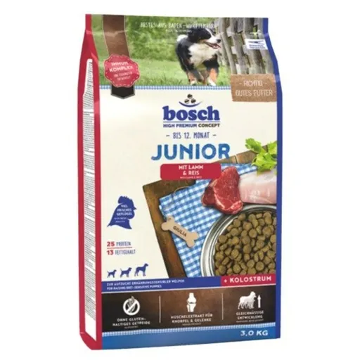 Penso BOSCH Cachorro/Júnior Borrego Arroz 3 Kg