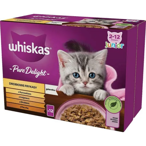 Comida para Gato Whiskas                                 Frango Peru Pato Pássaros 12 x 85 g