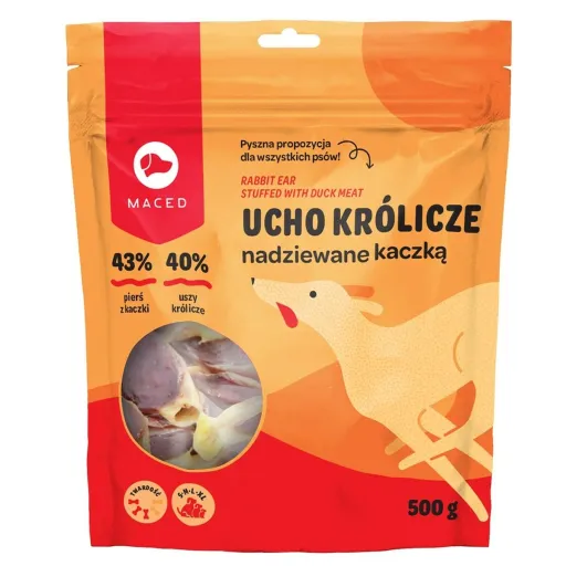 Snack para Cães Maced Pato Coelho 500 g