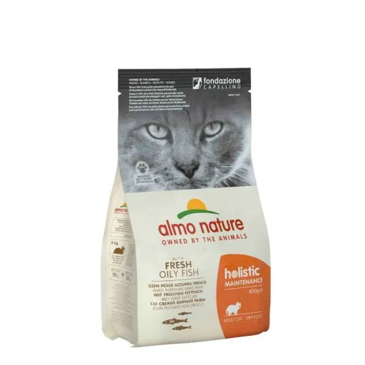 Comida para Gato Almo Nature Holistic Adult Peixe Adulto Frango Anchovas 400 g