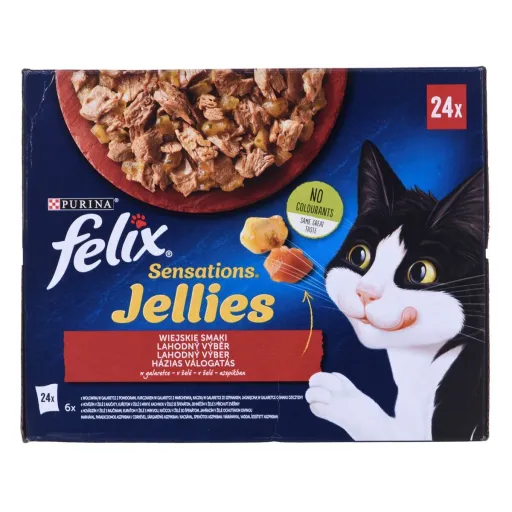 Comida para Gato Purina Frango Vitela Borrego Pato 24 x 85 g