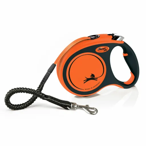 Trela para Cães Flexi Xtreme Laranja L