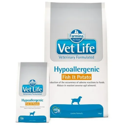 Penso Farmina Vet Life Hypoallergenic Fish & Potato Adulto Peixe 12 kg