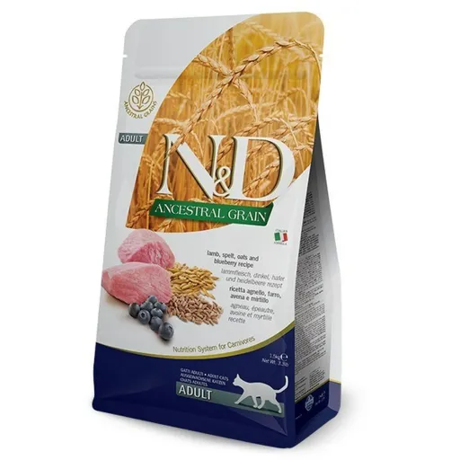 Comida para Gato Farmina N&D Adulto Mirtilo Borrego 1,5 Kg