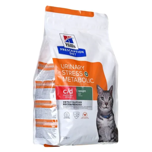 Comida para Gato Hill's PD Feline Urinary Stress + Metabolic Frango 1,5 L 1,5 Kg