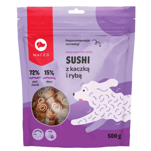 Snack para Cães Maced Peixe Pato 500 g