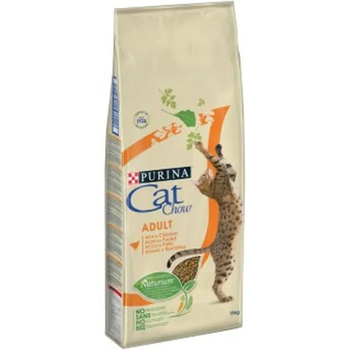 Comida para Gato Purina Cat Chow Adulto Frango Peru 15 kg