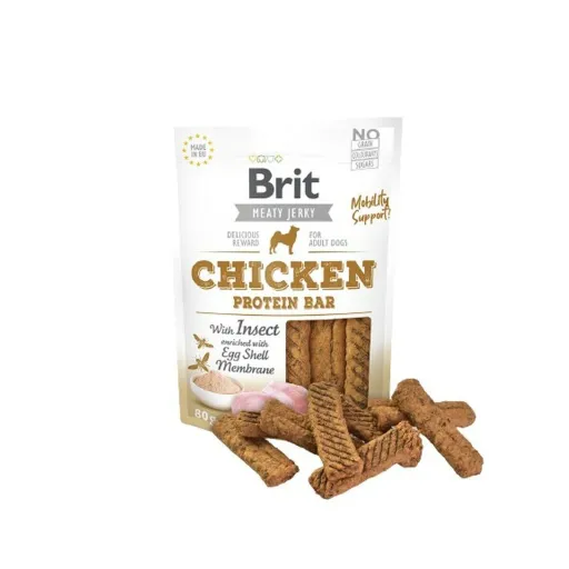 Snack para Cães Brit Jerky Snack Frango 80 g