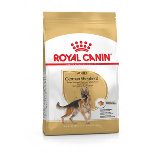 Penso Royal Canin German Shepherd Adult 11kg Adulto Frango Arroz Vegetal Pássaros 11 Kg