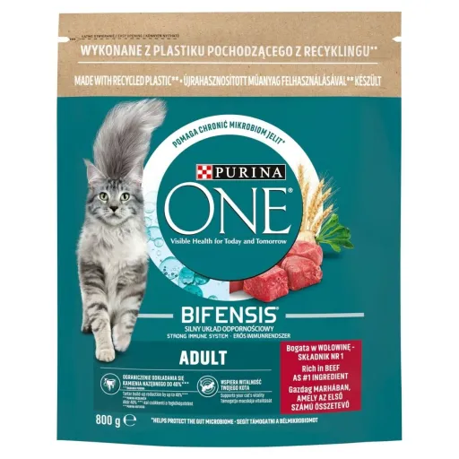 Comida para Gato Purina One Bifensis Adult Adulto Vitela 800 g