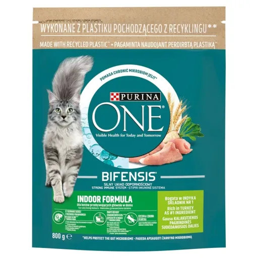 Comida para Gato Purina One Bifensis Adult Indoor Adulto Peru 800 g