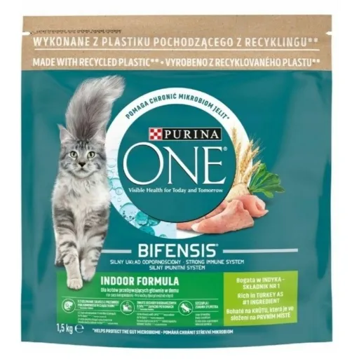 Comida para Gato Purina One Bifensis Indoor Formula Peru 1,5 Kg