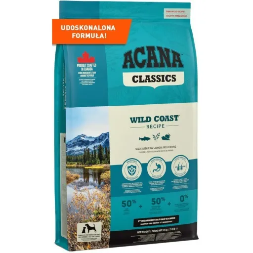 Penso Acana Classics Wild Coas Adulto Salmão Peixe 9,7 Kg