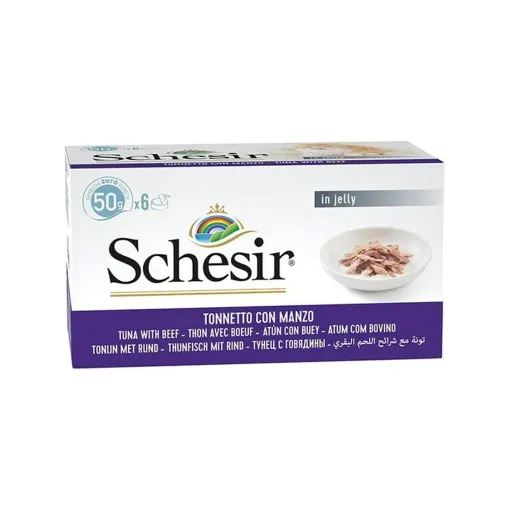 Comida para Gato SCHESIR Peixe 6 x 50 g