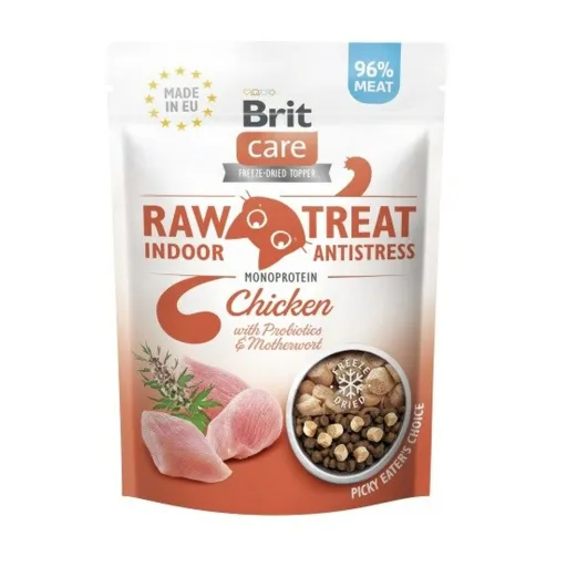 Lanche para Gato Brit Care Raw Treat Frango 40 g