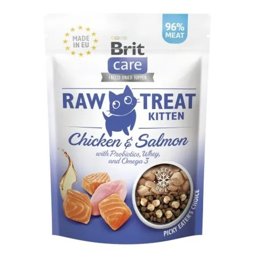 Lanche para Gato Brit Care Raw Treat Frango 40 g