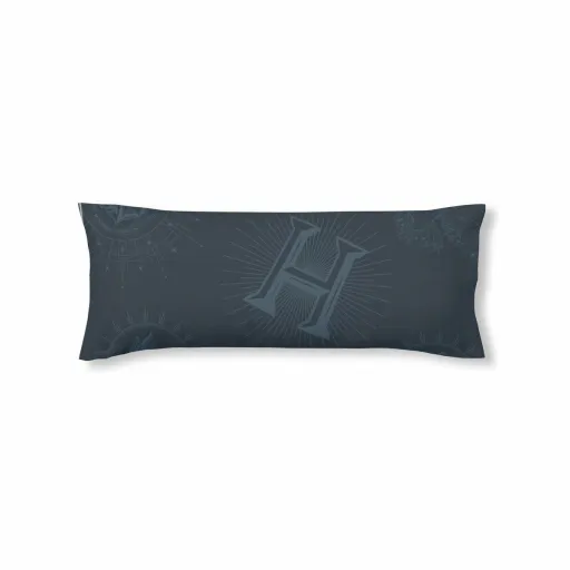 Capa de Almofada Harry Potter Dormiens Draco Azul Azul Marinho 175 Fios 45 x 110 cm