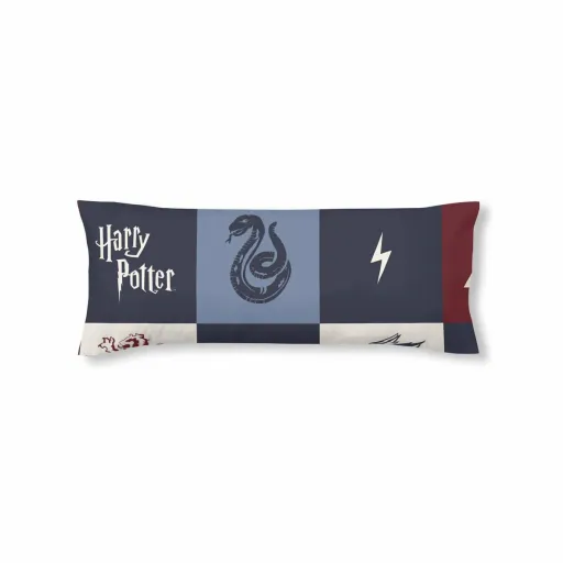 Capa de Almofada Harry Potter Hogwarts Multicolor 175 Fios 45 x 125 cm