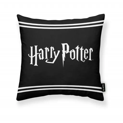 Capa de Travesseiro Harry Potter Preto Multicolor 45 x 45 cm