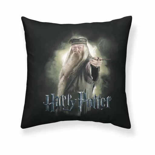 Capa de Travesseiro Harry Potter Dumbledore Preto Multicolor 50 x 50 cm