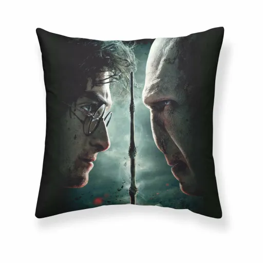 Capa de Travesseiro Harry Potter vs Voldemort Multicolor 50 x 50 cm