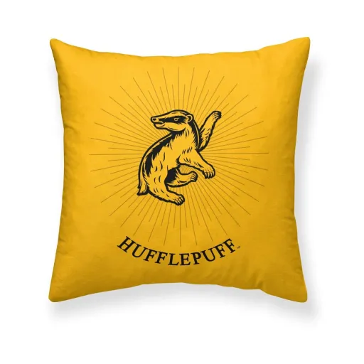 Capa de Travesseiro Harry Potter Hufflepuff Amarelo Multicolor 50 x 50 cm